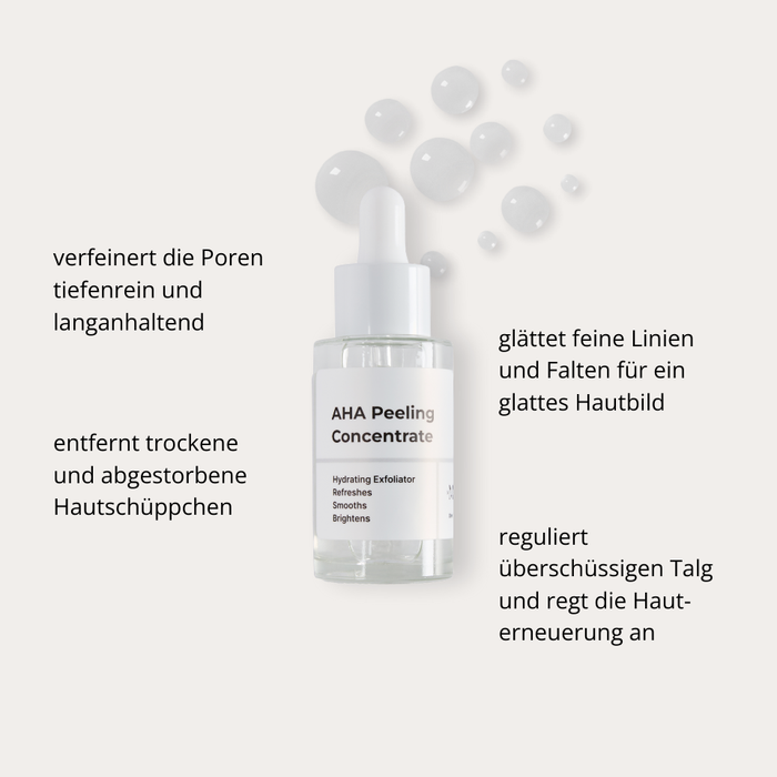 AHA Peeling Concentrate: Hauterneuerung und feinere Poren