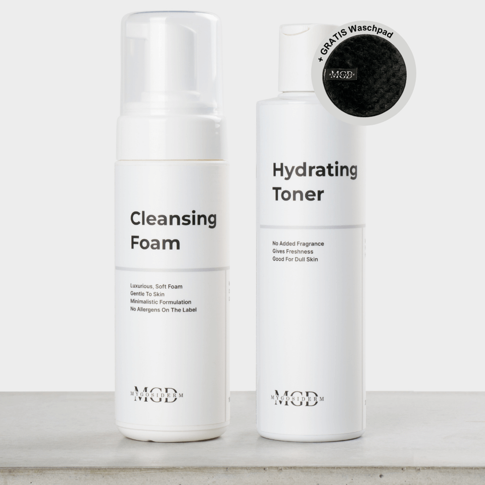 Cleansing Set – Cleansing Foam und Hydrating Toner mit Gratis-Waschpad