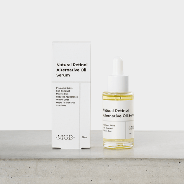 Natural Retinol Alternative Oil Serum – Pipettenflasche mit Umverpackung