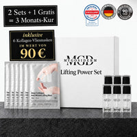 Lifting Power Set als 3-Monats-Kur: 2 Sets + 1 gratis inklusive 6 Kollagen-Vliesmasken